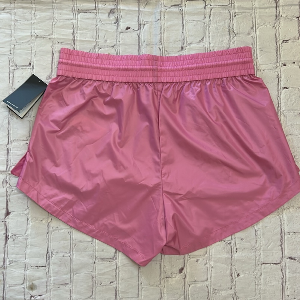 RLX Ralph Lauren Women’s Ripstop Drawstring Athletic Shorts Pink NWT Large - Picture 8 of 9